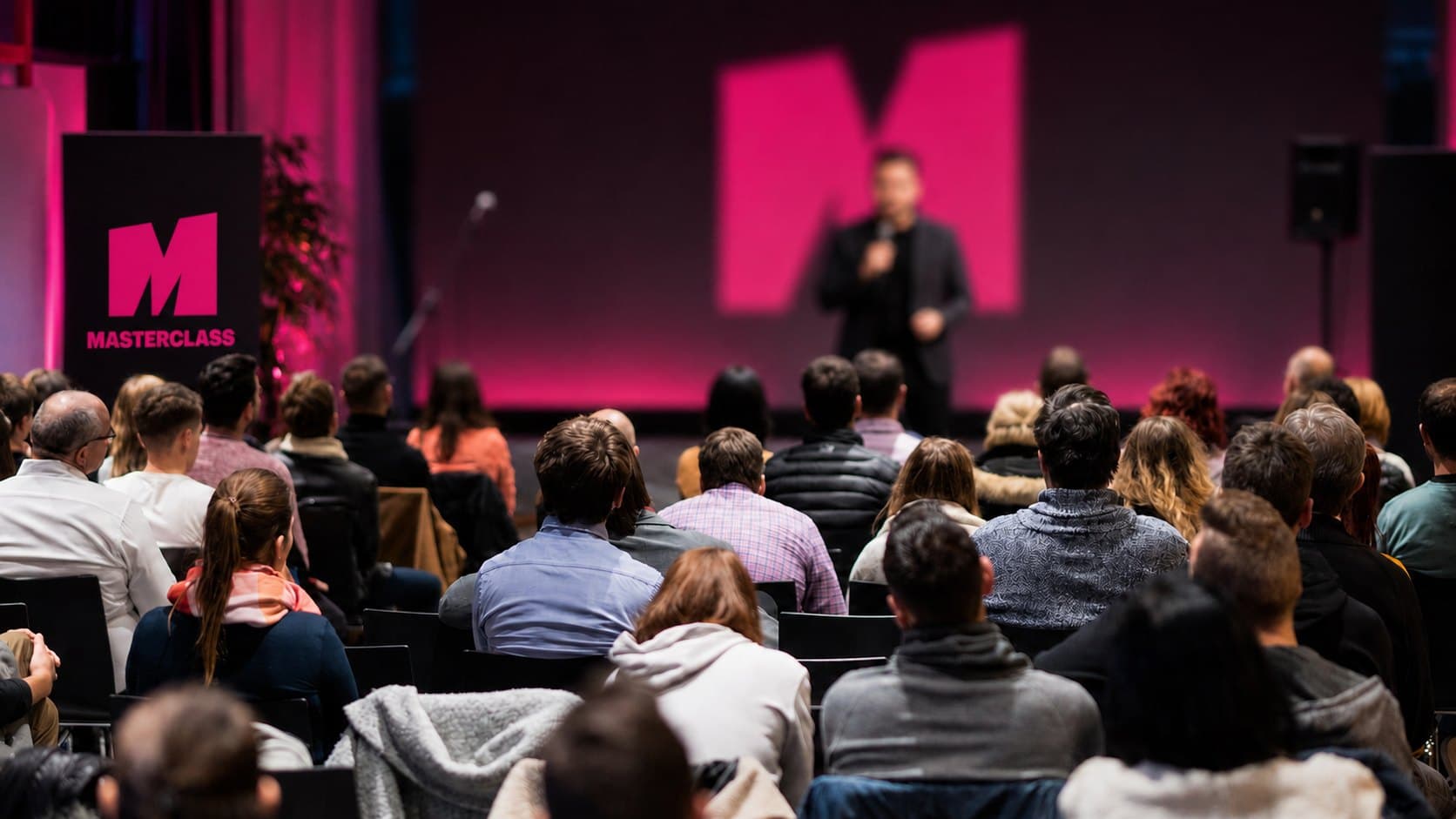 Une keynote Masterclass devant un public